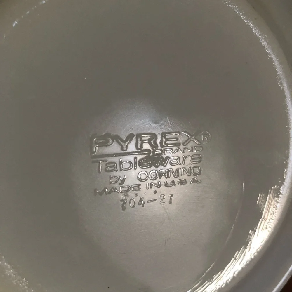 Vintage Pyrex Restaurant Ware 6.75” Plates ~ BRADFORD HOUSE